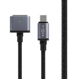 Fast USB-C til MagSafe 3-kabel 140W - 2m - Grå