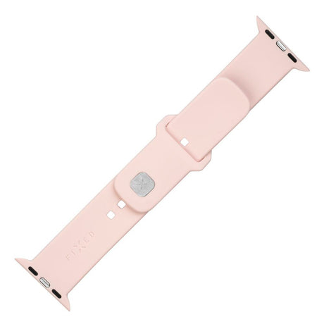 Fast Apple Watch (42/44/SE/45/46/49 mm) Sporty silikonremsett - rosa