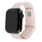Fast Apple Watch (38/40/SE/41/42 mm) Sporty silikonremsett - rosa