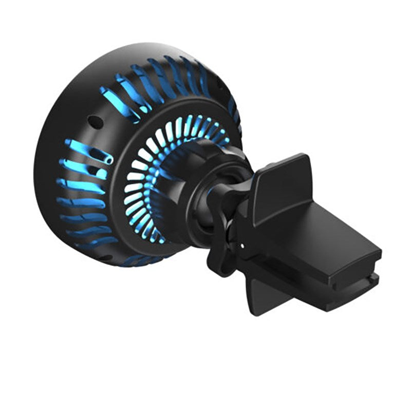 Fast MagCool magnetisk mobilholder m. Trådløs lading 15W - MagSafe-kompatibel - Svart