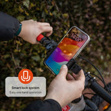 Fast Bikee Plus Smart Mobiltelefonholder for sykkel - Maks mobilbredde: 62-88 mm - Svart