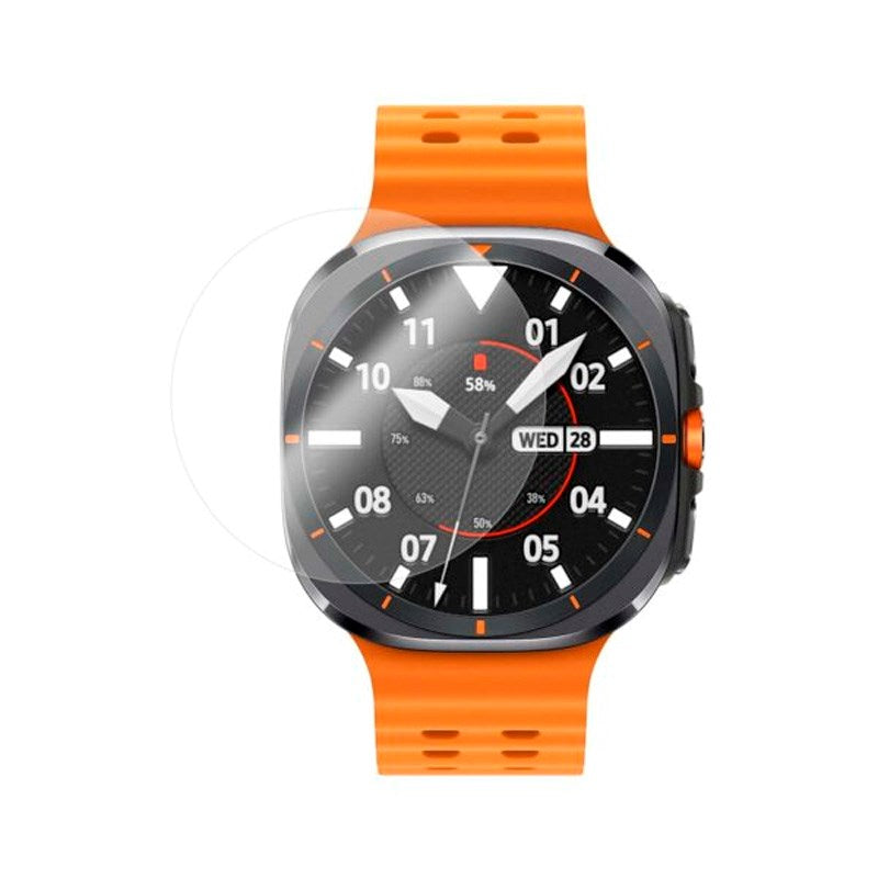 Fixed - Samsung Galaxy Watch Ultra (47mm) - Hærdet Beskyttelsesglas - 2 stk - Gennemsigtig