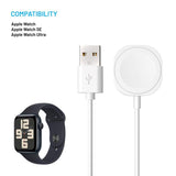 Fixed Apple Watch Oplader (2.5W) m. USB-A - 1m - Hvid