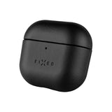 Fixed - Apple AirPods (4. gen.) - Ægte Læder Case - Sort