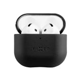 Fixed - Apple AirPods (4. gen.) - Ægte Læder Case - Sort