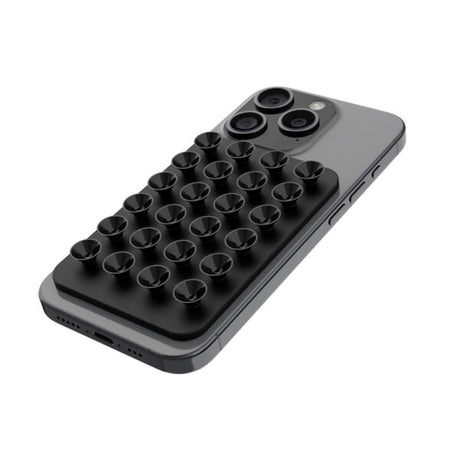 Fixed MagMate - Silikone Sugekop Mobilholder - MagSafe Kompatibel - Sort