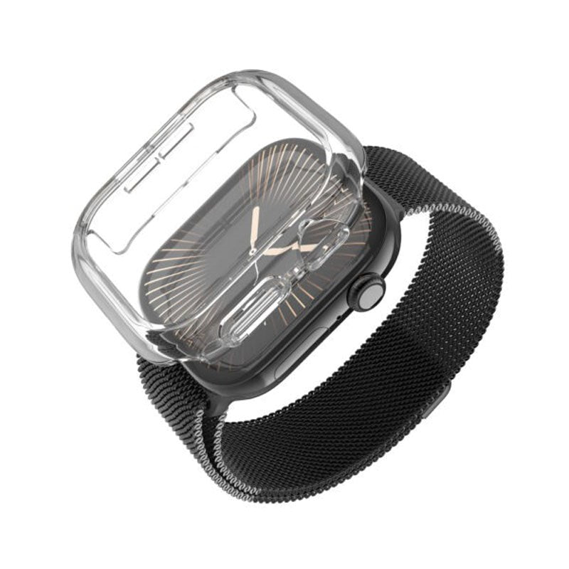 Apple Watch 11 / 10 (46mm) Fixed Cover m. Indbygget Skærmbeskyttelsesglas - Gennemsigtig