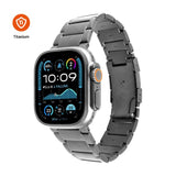 Fixed Apple Watch (42/44/SE/45/46/49) Titanium Urrem - Grå