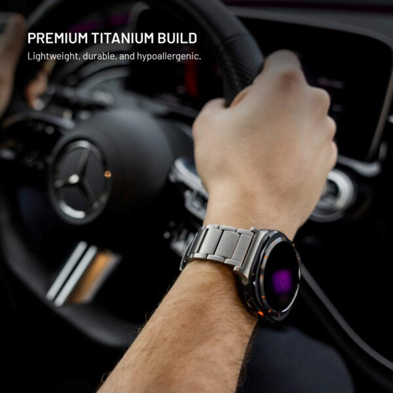 Fixed Universal Garmin 22mm QuickFit Titanium Urrem - Grå