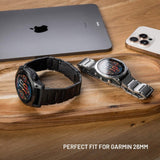 Fixed Universal Garmin 26mm QuickFit Titanium Urrem - Grå