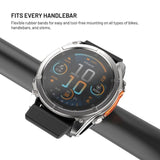 Fixed Cykel Monteringssæt til Garmin Smartwatch (26mm) & Garmin Edge Cykelcomputer - Sort