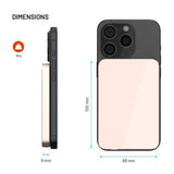 Fixed MagZen Powerbank 5.000 mAh m. Qi2 - Lyserød