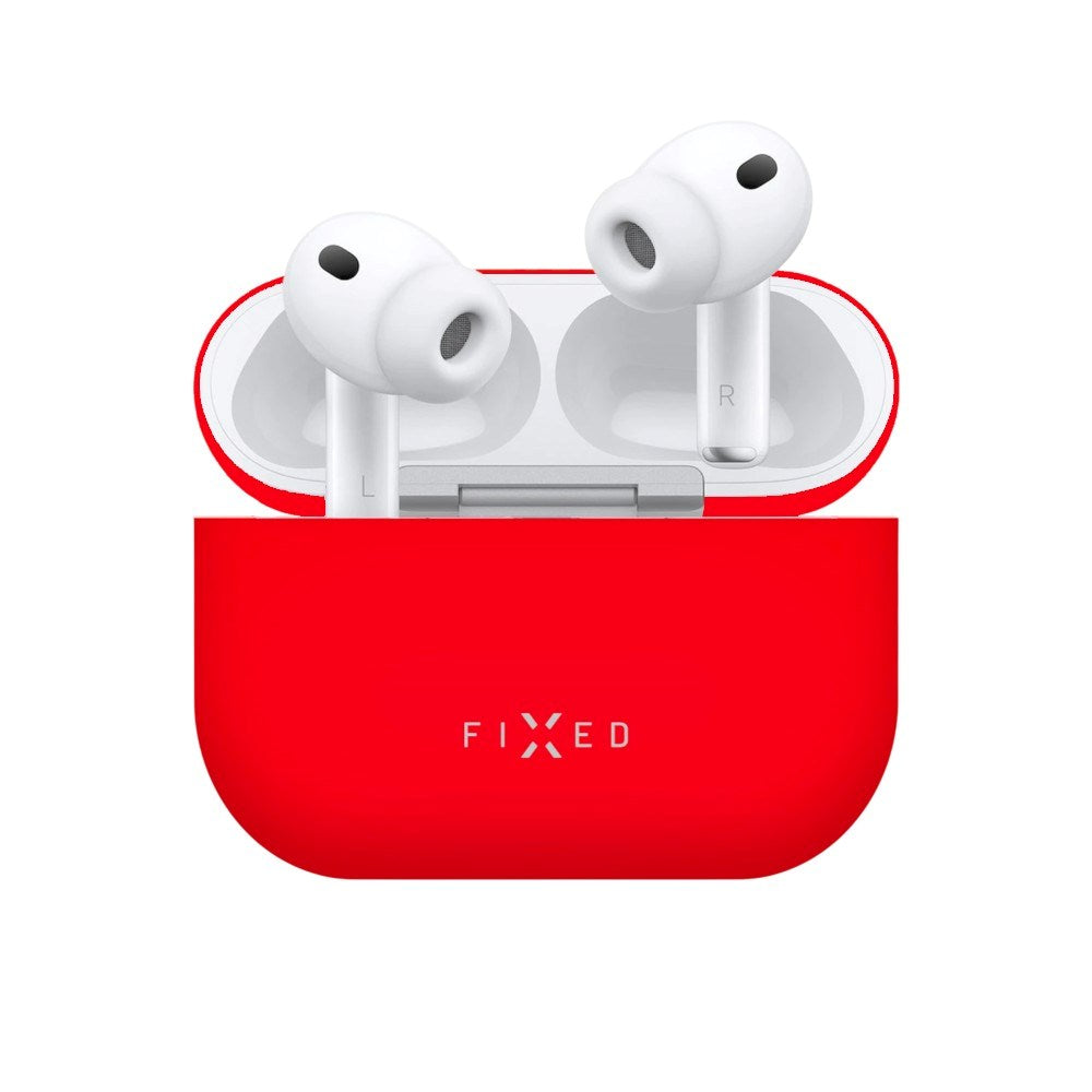 Fixed Apple AirPods Pro (3. gen.) Silikone Cover - Rød
