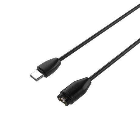 Fixed USB-C Kabel til Garmin Ur - 2m - Sort