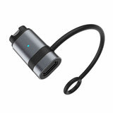 Fixed Adapter - USB-C til Garmin Smartwatch Lader - Sort