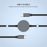 Fixed Opladningskabel til Apple Watch & Samsung Galaxy Watch - USB-C / 1.5m - Sort