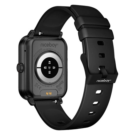 Niceboy WATCH Lite 4 Smartwatch m. Sundhedsovervågning & Sportsfunktioner - Black