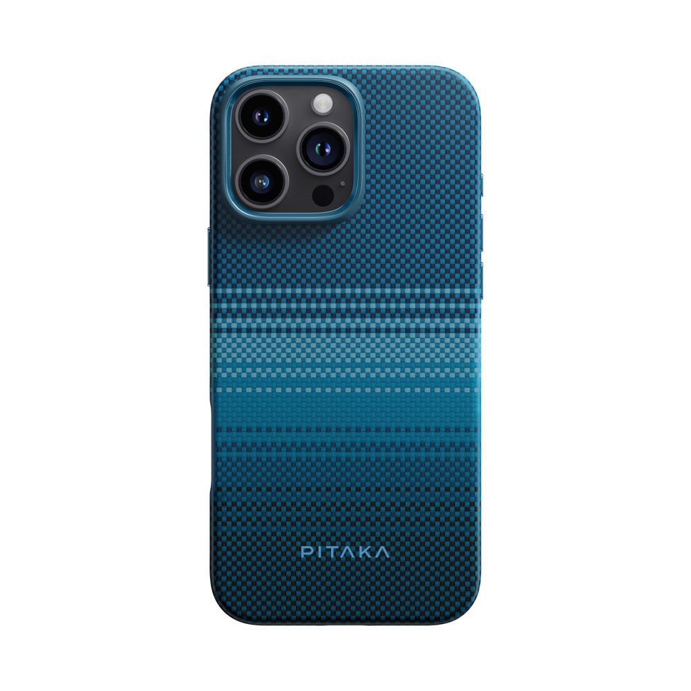 PITAKA iPhone 16 Pro Max Military Grade Protective Bagside Cover - MagSafe Kompatibel - Moonrise