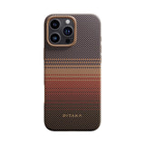 PITAKA iPhone 16 Pro Max Military Grade Protective Bagside Cover - MagSafe Kompatibel - Sunset