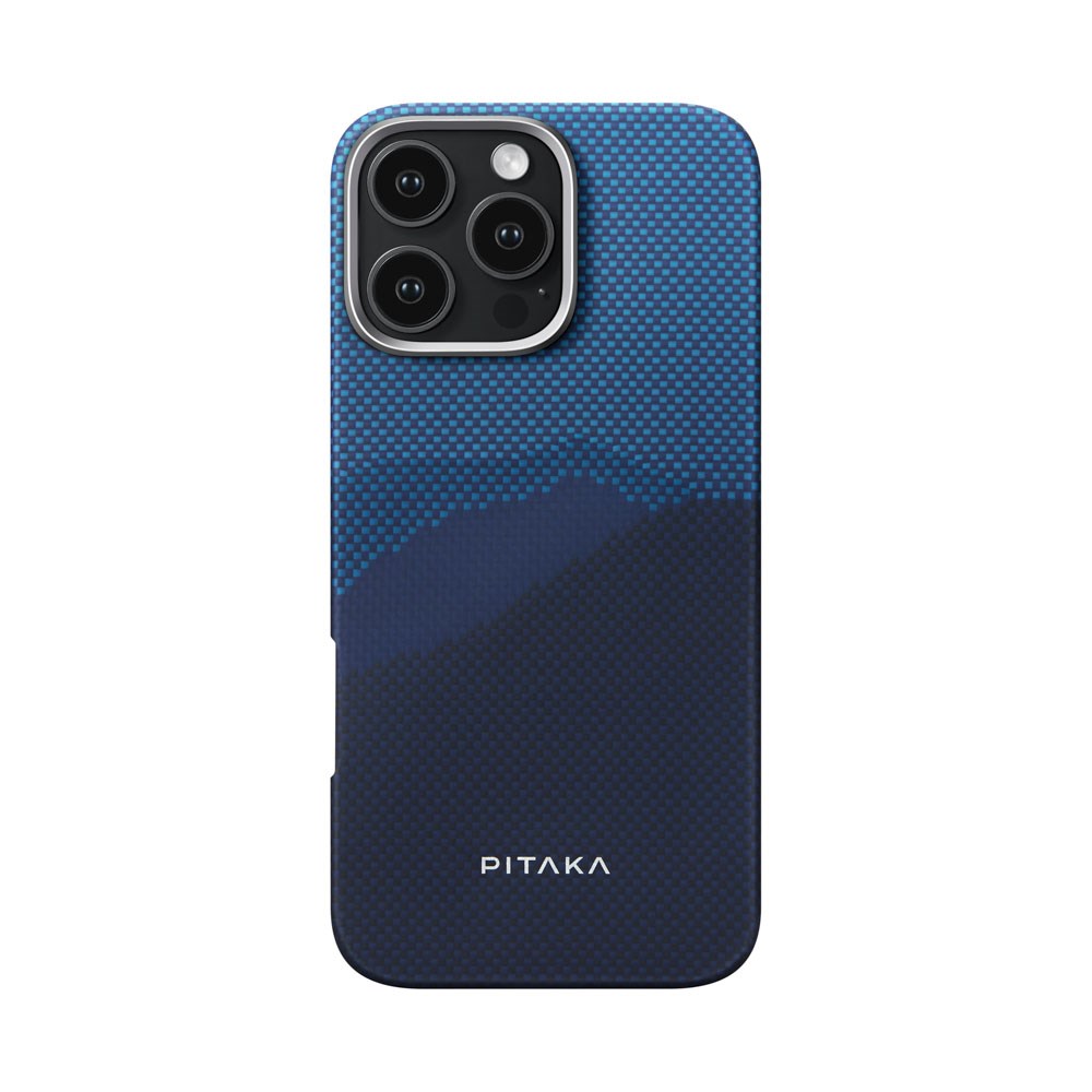 iPhone 16 Pro Max PITAKA Tactile Woven Bagside Cover - MagSafe Kompatibel - Over the Horizon