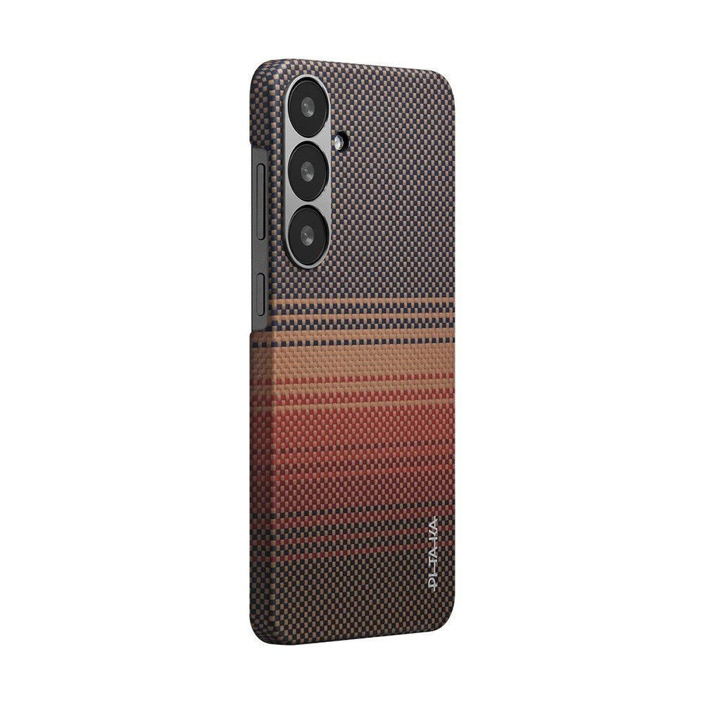 Samsung Galaxy S25+ (Plus) PITAKA Tactile Woven Bagside Cover - MagSafe Kompatibel - Sunset