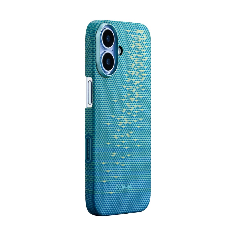 PITAKA iPhone 17 Ultra Slim Bagside Cover - MagSafe Kompatibel - Lucid Blue