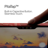 iPhone 17 Pro PITAKA Edge Monogram Case - MagSafe Kompatibel - Guld / Rød