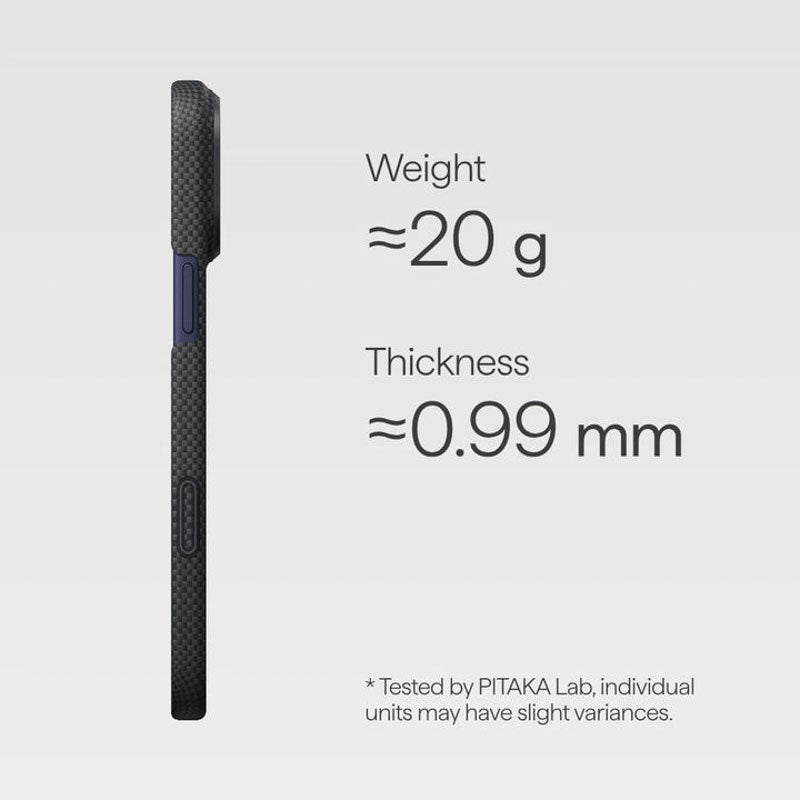 iPhone 17 Pro Max PITAKA Aries Ultra Slim Bagside Cover - MagSafe Kompatibel - No Problemo