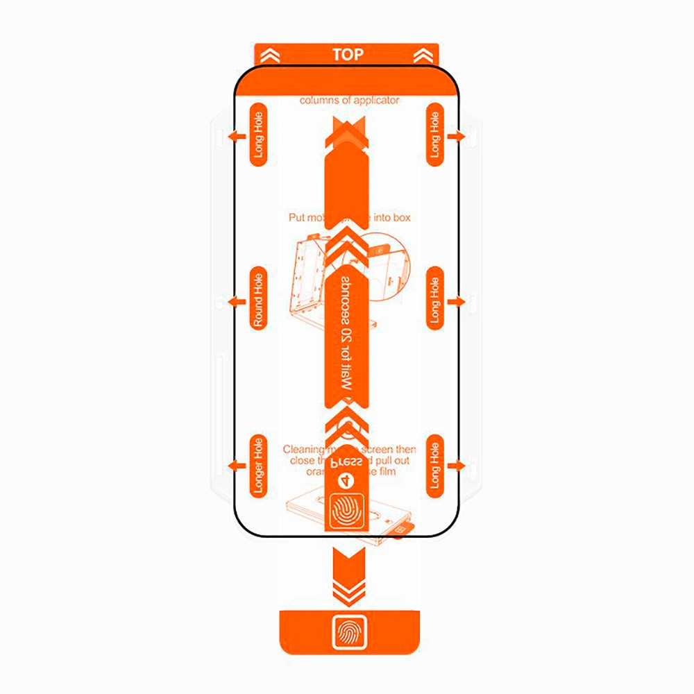 iPhone 11 / XR Mobile Origin Skjermbeskytter - 2 Pack - Veskevennlig - Black Edge