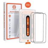 iPhone 15 Plus Mobile Origin Orange Screen Guard Skjermbeskyttelse – 2 stk. - Gjennomsiktig