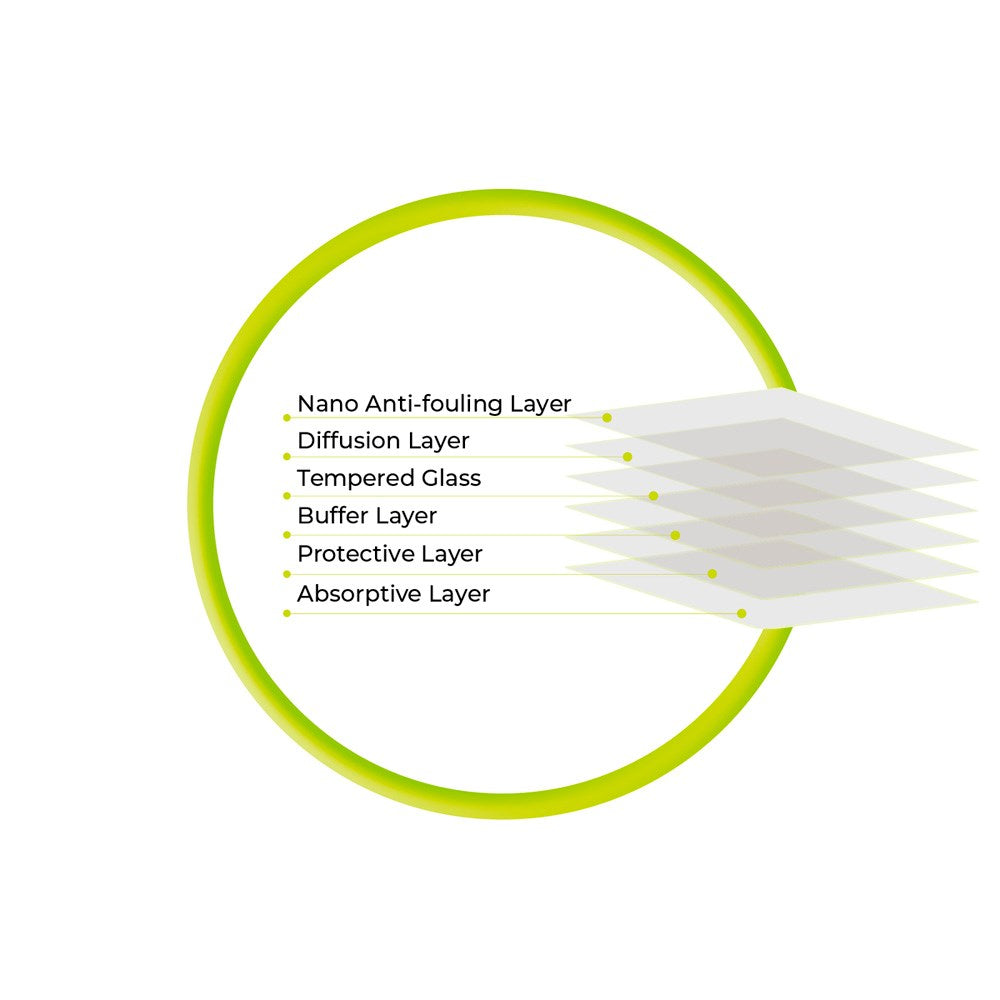 iPad 10,2" (2021) Mobil Origin Glass Skjermbeskytter - Gjennomsiktig