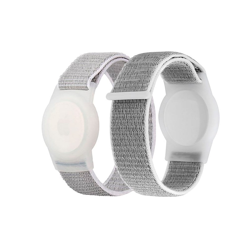 Apple Airtag - Nylon beskyttelsesdeksel - Stropp - Grå