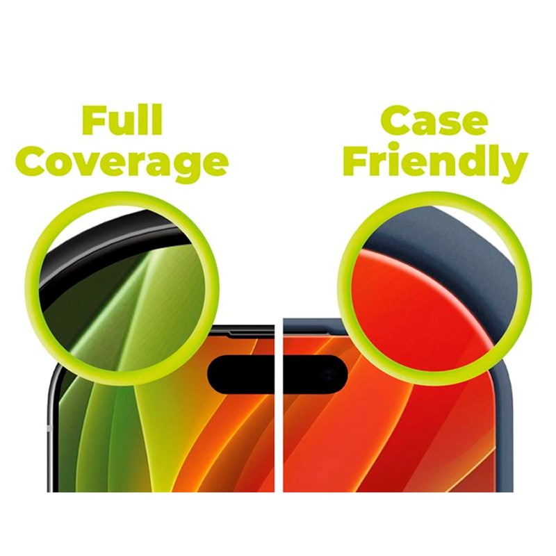 Samsung Galaxy S23+ (Plus) Mobile Origin EasyGlass Skjermbeskytter - Gjennomsiktig / Black Edge