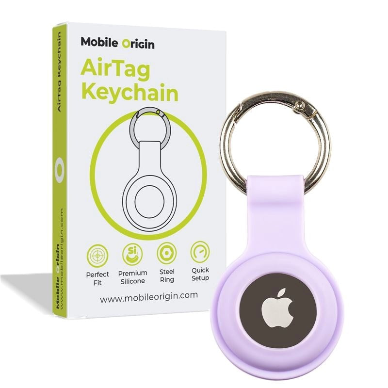 AirTag Nøglering - Mobile Origin - Lilla