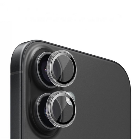 Mobil Origin Herdet Glass Kamerabeskyttelse for iPhone 16 / 16 Plus - Gjennomsiktig