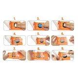 Mobile Origin Apple Watch 11 / 10 (46mm) Hybrid Skærmbeskyttelse - Gennemsigtig / Sort Kant