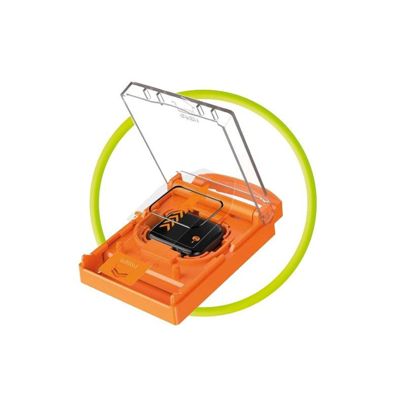 Mobile Origin Apple Watch 11 / 10 (42mm) Hybrid Skærmbeskyttelse - Gennemsigtig / Sort Kant