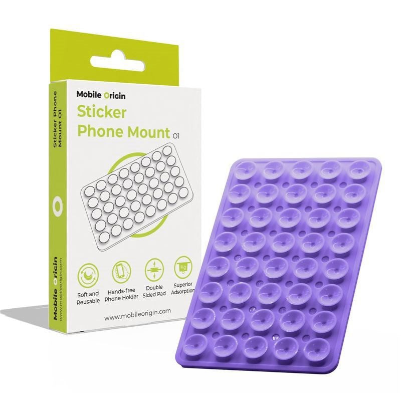 Mobile Origin Silikone Sugekop til Mobil - Lilla
