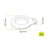 Mobile Origin AirTag Loop Cover - Hvid