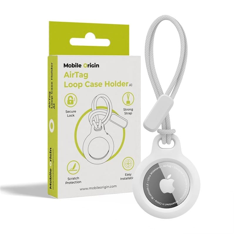 Mobile Origin AirTag Loop Cover - Hvid