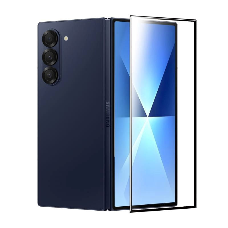 Samsung Galaxy Z Fold7 Mobile Origin EasyGlass Beskyttelsesglas - Gennemsigtig / Sort Kant