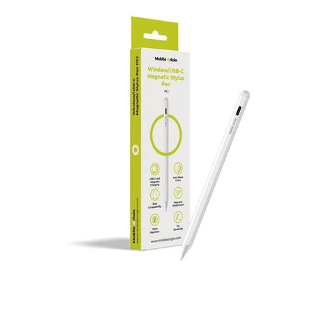 Mobile Origin Trådløs Stylus / Touch Pen PE2 - Hvid