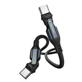 Mobile Origin Roterende USB-C til USB-C Kabel - 1m / 240W - Sort