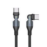 Mobile Origin Roterende USB-C til USB-C Kabel - 1m / 240W - Sort