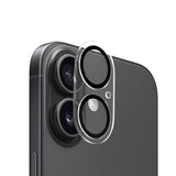 Mobile Origin iPhone 17 - Kameralinseglas - Gennemsigtig / Sort Kant