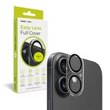 Mobile Origin iPhone 17 - Kameralinseglas - Gennemsigtig / Sort Kant