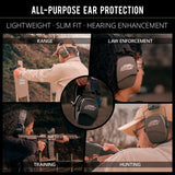 ISOtunes Slim Passive Sport øreklokker - EN352 - Oransje