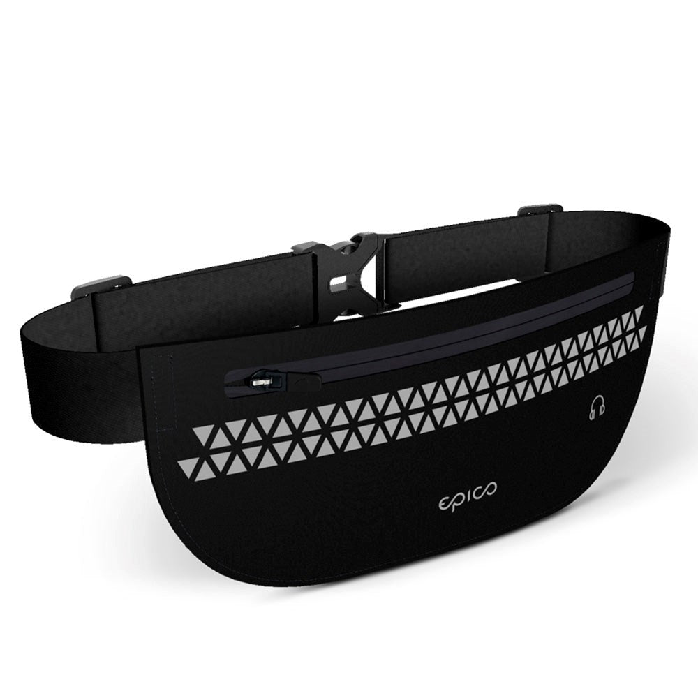 Epico Sports løpebelte for telefon (maks. mobil: 250 x 105 x 10 mm) - svart / grå