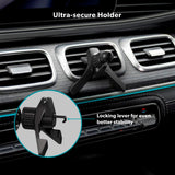 Epico magnetisk billader m. 15W trådløs lading - MagSafe-kompatibel - Svart