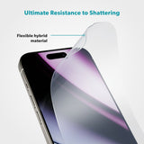 Epico - iPhone 16e / 14 / 13 / 13 Pro Flexiglass Skærmbeskyttelsesglas - Gennemsigtig